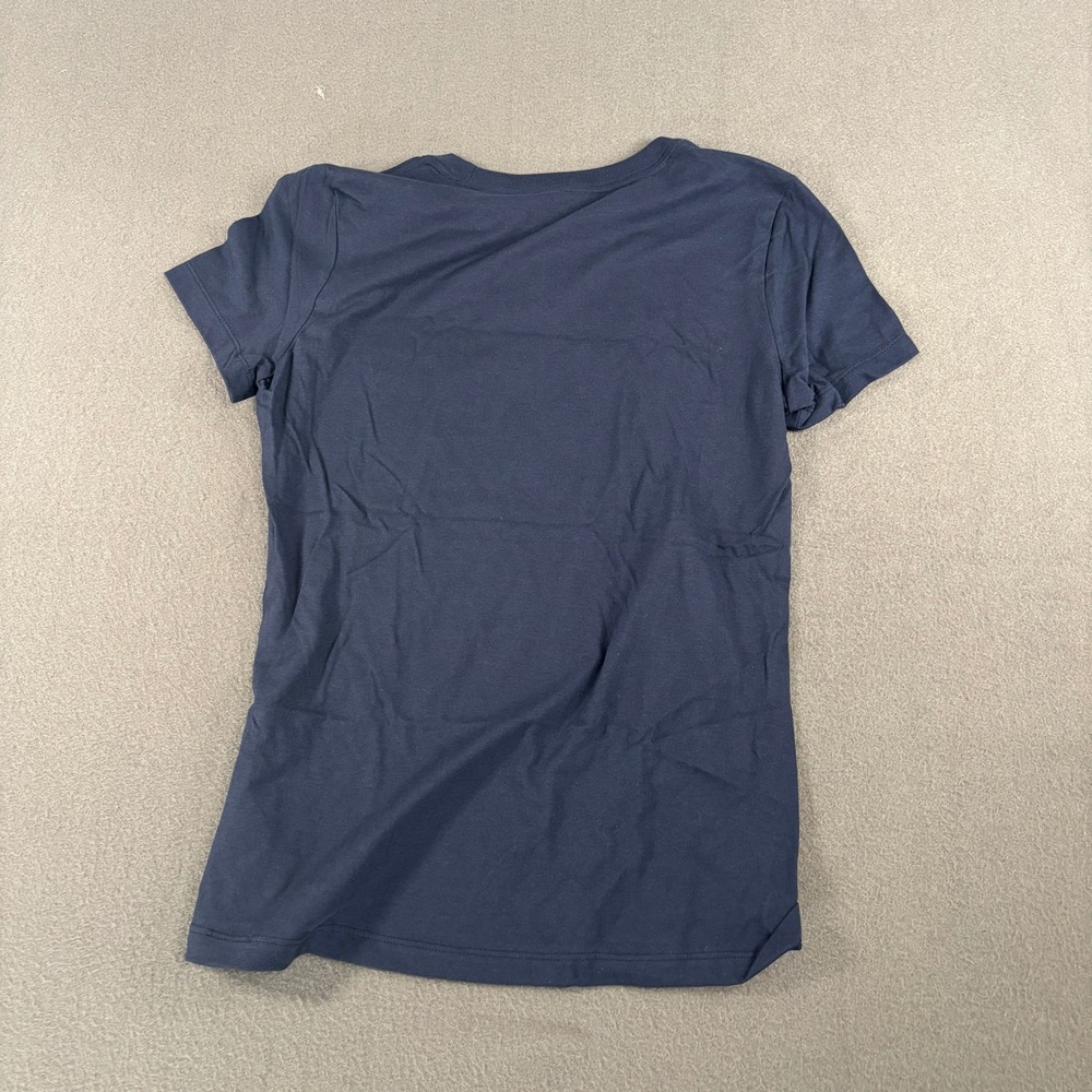 Nike New England Patriots AFC Champions T-Shirt Women Size S Navy Blue NFL 8056 - Picture 4 of 7